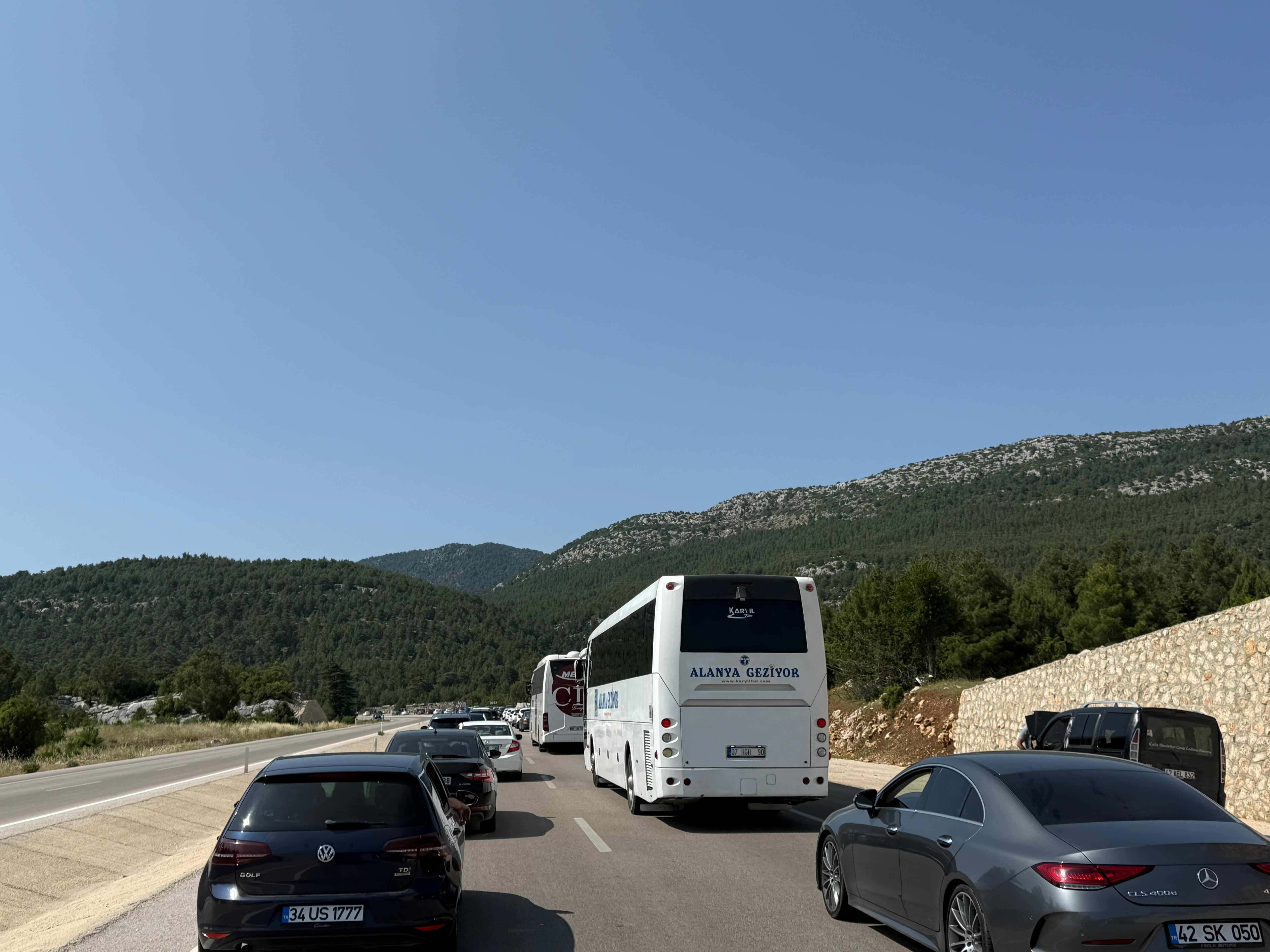 Bayram Dönüşünde Seydişehir-Antalya Yolunda Yoğunluk - Görsel 2