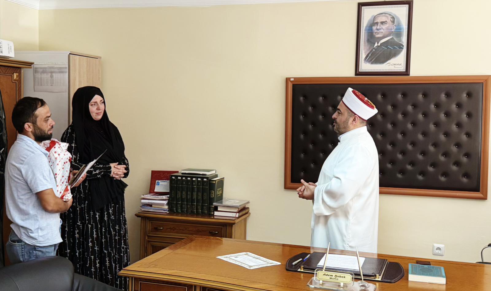 Seydişehirde yaşayan Rusya Vatandaşı Elena Fedorenko, İhtida Töreniyle Müslüman Oldu - Görsel 2