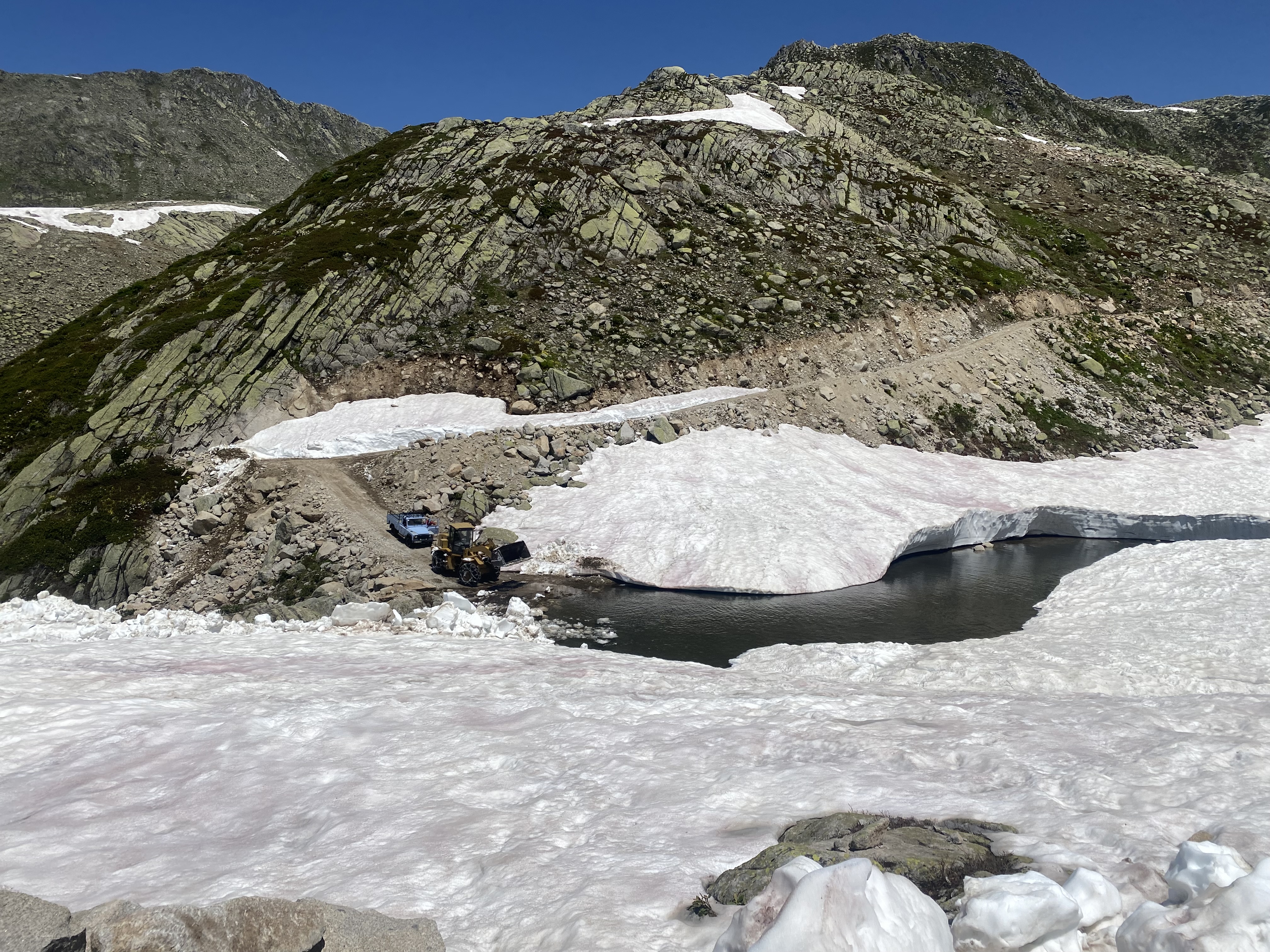 Rize’de haziran sonunda karla mücadele - Görsel 6