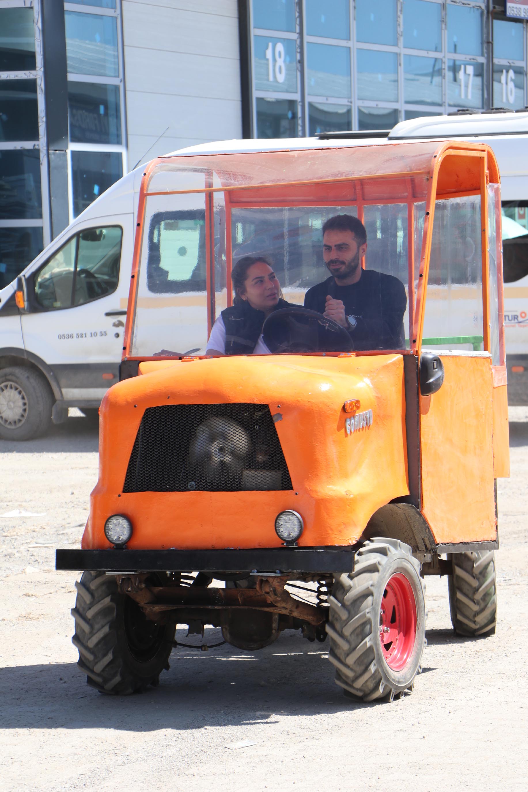 Mühendis çift, hurdalardan Ağrı Dağı'na tırmanan dağcıların yükünü taşıyacak araç yapt - Görsel 10