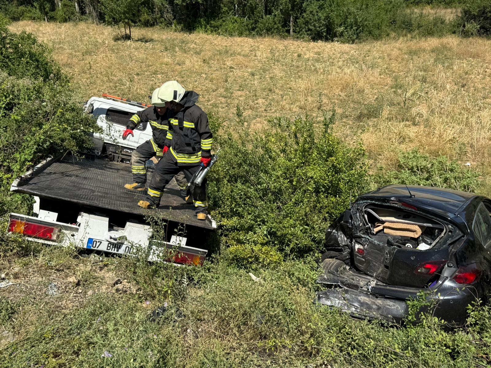 Seydişehir'de Meydana Gelen Trafik Kazasında 4 Yaralı - Görsel 3