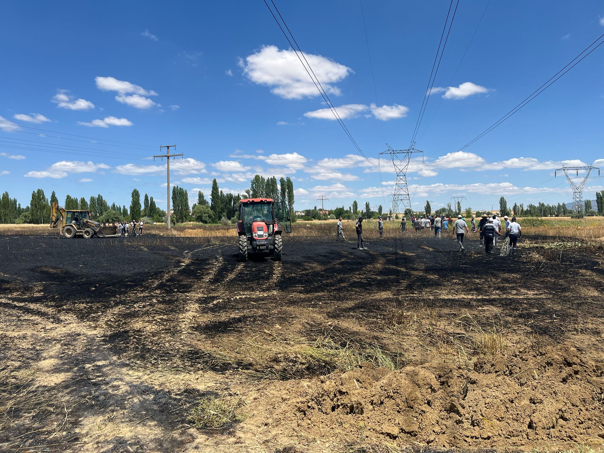 Seydişehir'de buğday tarlasında çıkan yangın söndürüldü - Görsel 2