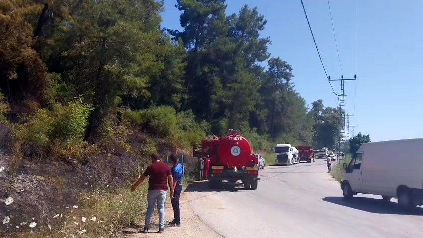 Manavgat'ta  orman yangını kontrol altına alındı - Görsel 2