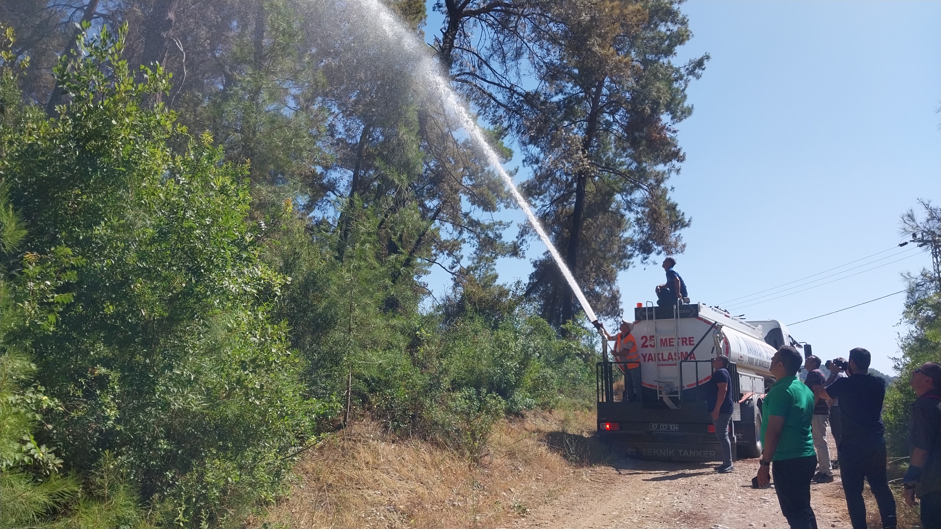 Manavgat'ta  orman yangını kontrol altına alındı - Görsel 4