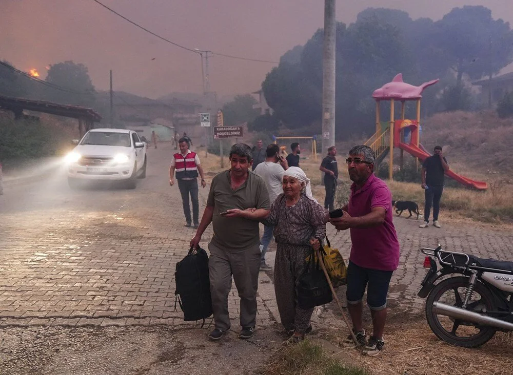 Ödemiş'te kahreden fotoğraflar: Alevlerden kaçış - Görsel 15