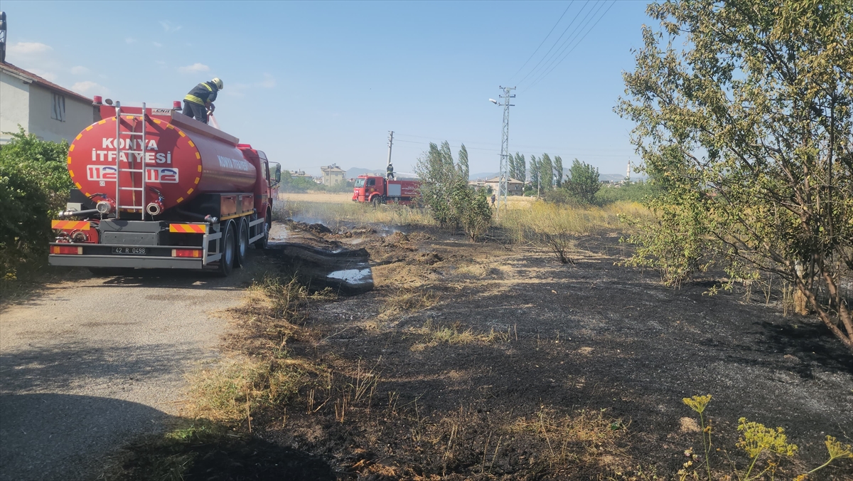 Seydişehir'de Anız Yangını Panik Yarattı: Binalara Sıçramadan Kontrol Altına Alındı - Görsel 9