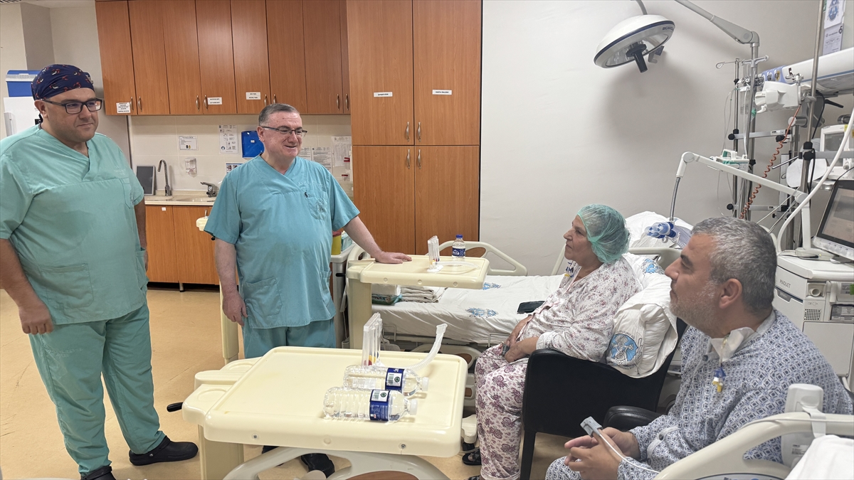 Konya'da Aynı gün kalp ameliyatı olan anne ve oğlu taburcu edildi - Görsel 2