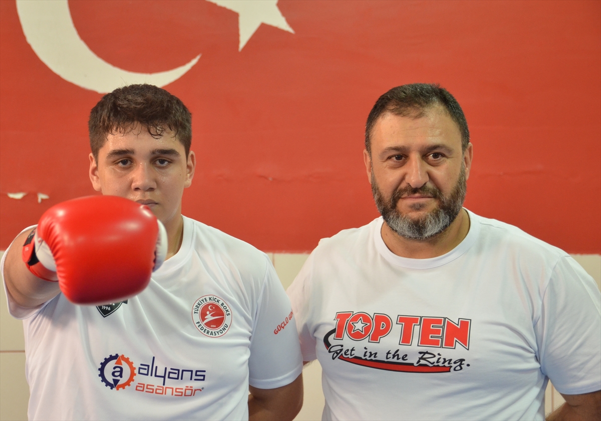  Konya'da Kilo vermek için başladığı kick boksta Türkiye şampiyonu oldu - Görsel 1