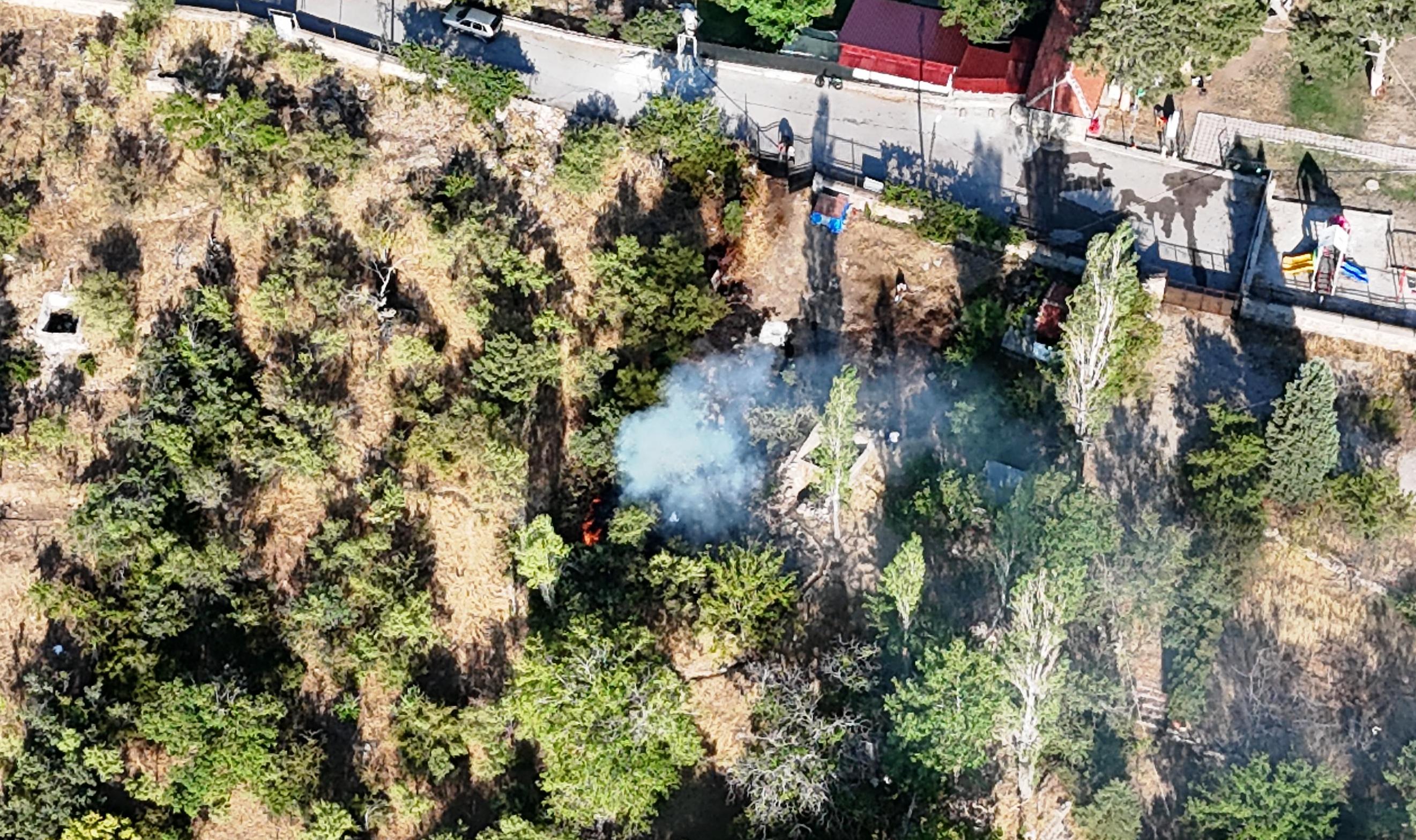 Seydişehir Ilıca  tepesindeki  Ot Yangını Kısa Sürede Kontrol Altına Alındı - Görsel 1
