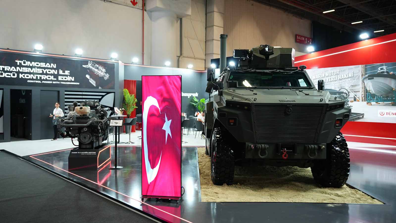 TÜMOSAN, IDEF'te silahlı insansız deniz aracı TMSN460 MARİN motorunu tanıttı - Görsel 5