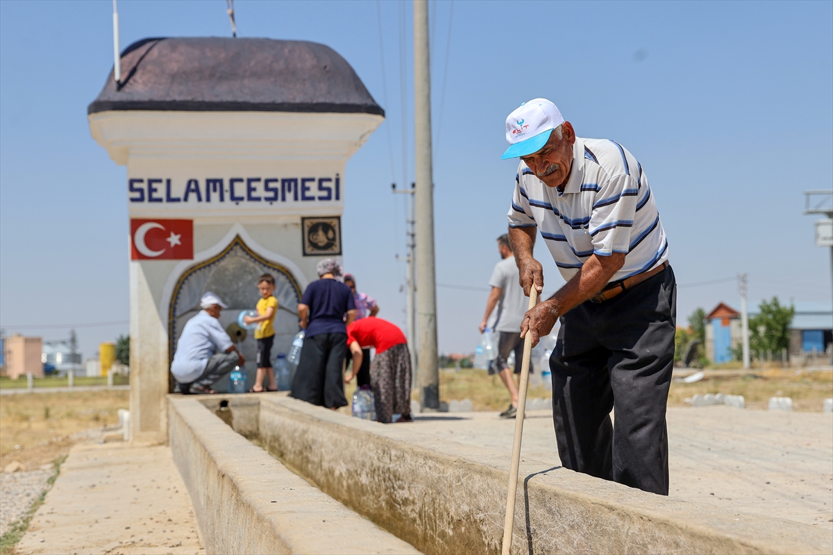 Konya'da emekli inşaat ustası doğal kaynak çeşmelerine gönüllü sahip çıkıyor - Görsel 3