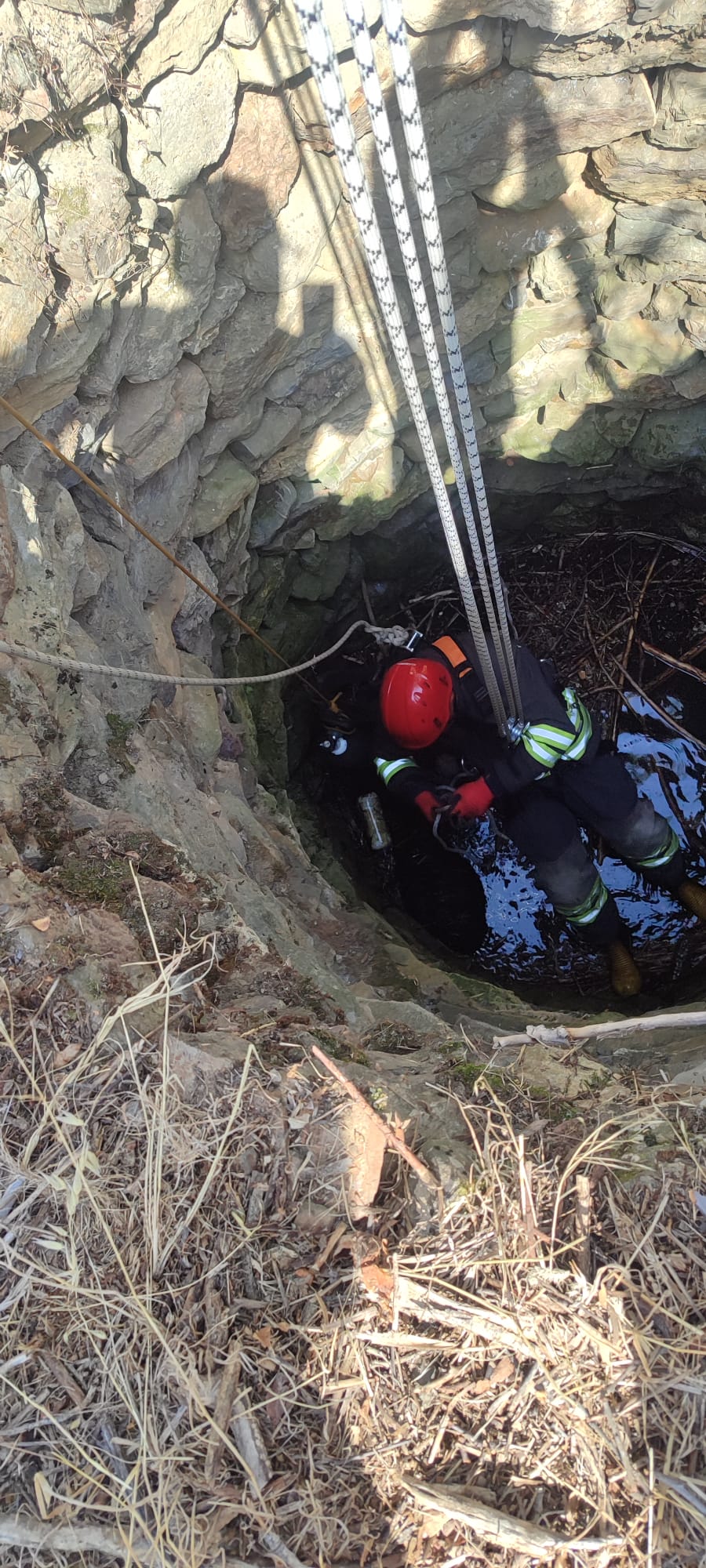 Seydişehir'de Kuyuya Düşen Keçi İtfaiye Ekipleri Tarafından Kurtarıldı - Görsel 2