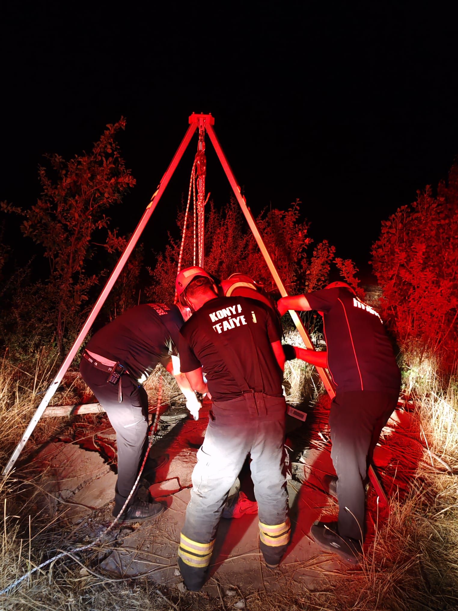 Seydişehir'de 10 Metrelik Kuyuya Düşen Koyun, İtfaiye Ekiplerinin Çabasıyla Kurtarıldı - Görsel 1