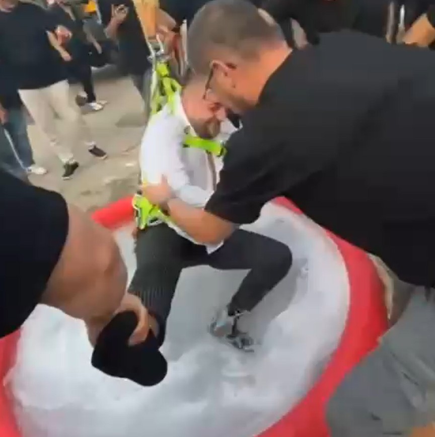 Damadı vinçle havaya kaldırıp, çiftetelli oynattılar - Görsel 6