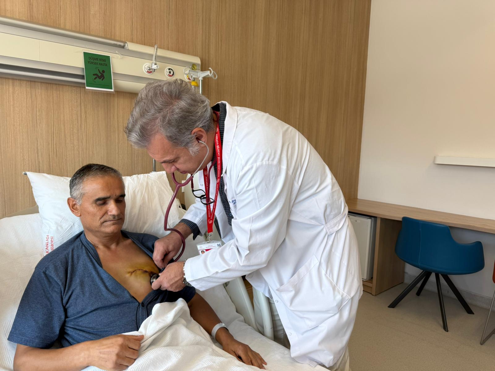 Kalbi durdurulmadan yapılan kapalı baypas ile 1 günde sağlığına kavuştu - Görsel 3