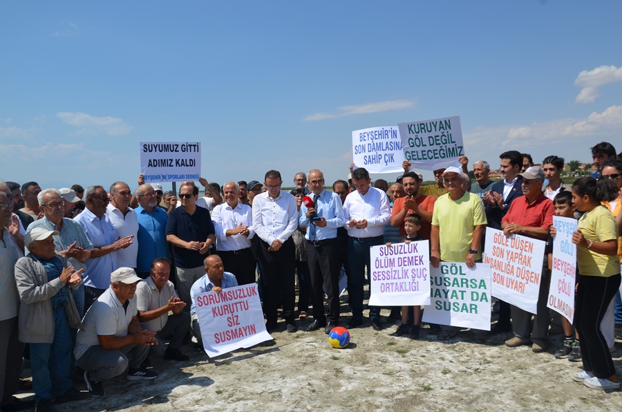 CHP’li Milletvekillerinden Beyşehir Gölüne sahip çıkılması mesajı verildi - Görsel 1