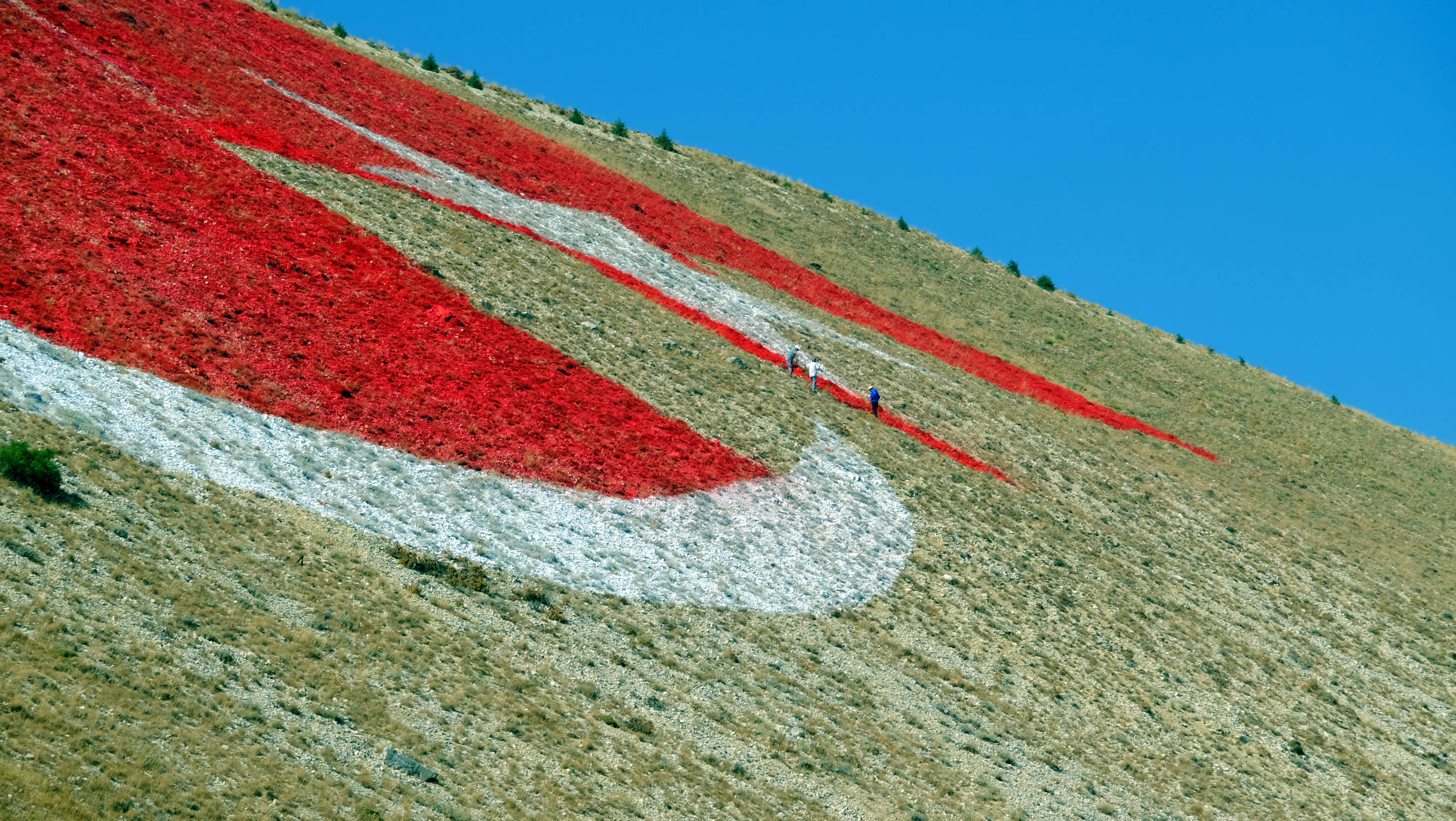 Türkiye’nin en büyük bayrağı Kahramanmaraş dağlarına işleniyor - Görsel 5