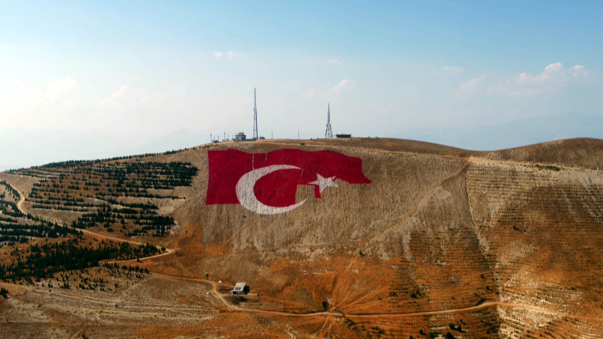 Türkiye’nin en büyük bayrağı Kahramanmaraş dağlarına işleniyor - Görsel 7