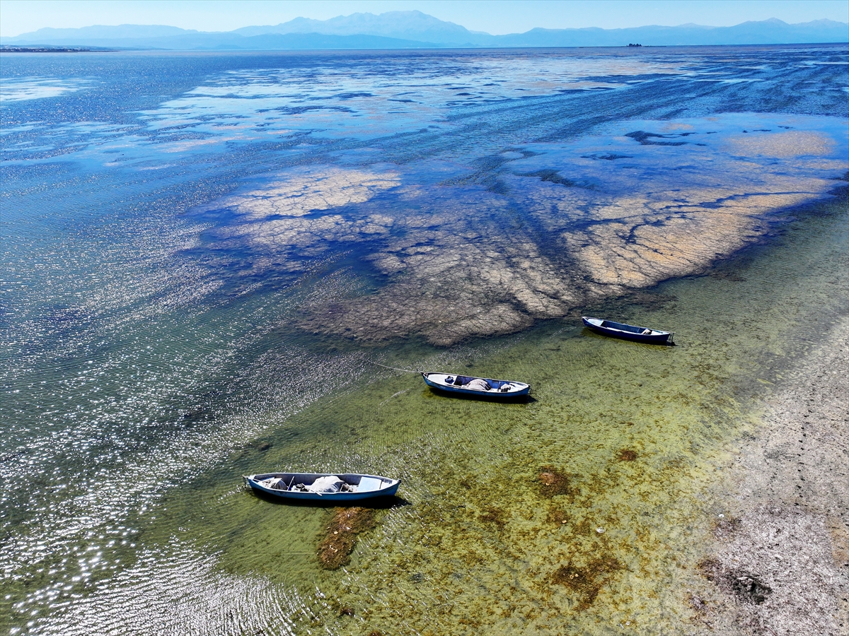 KONYA - Kuraklığın etkisiyle su kaynakları dip seviyeleri gördü - Görsel 1