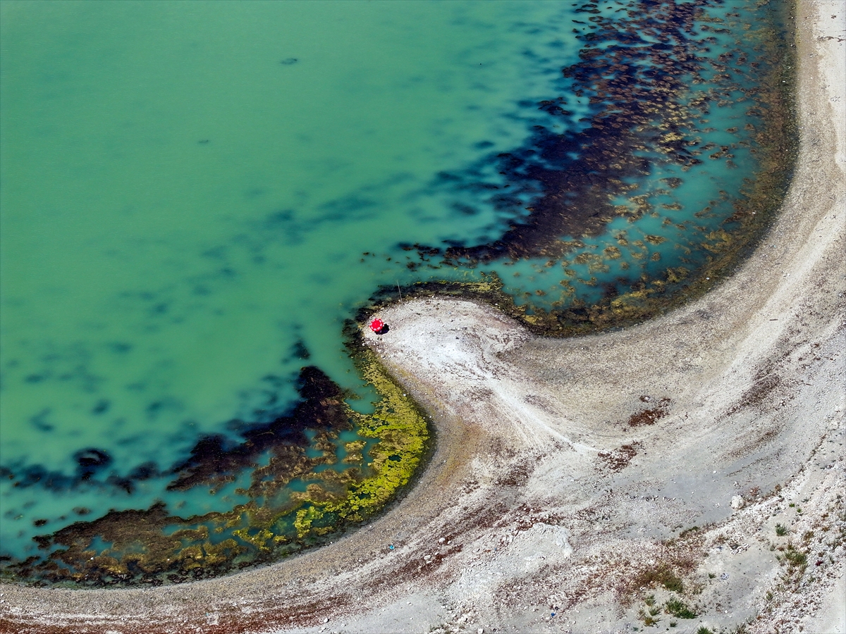 KONYA - Kuraklığın etkisiyle su kaynakları dip seviyeleri gördü - Görsel 13
