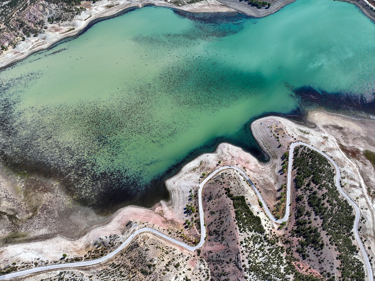 KONYA - Kuraklığın etkisiyle su kaynakları dip seviyeleri gördü - Görsel 15