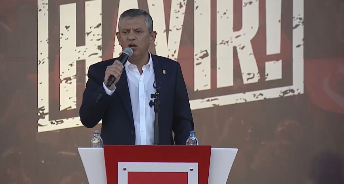 CHP Genel Başkanı Özel, partisinin Ankara'daki mitinginde konuştu: - Görsel 1