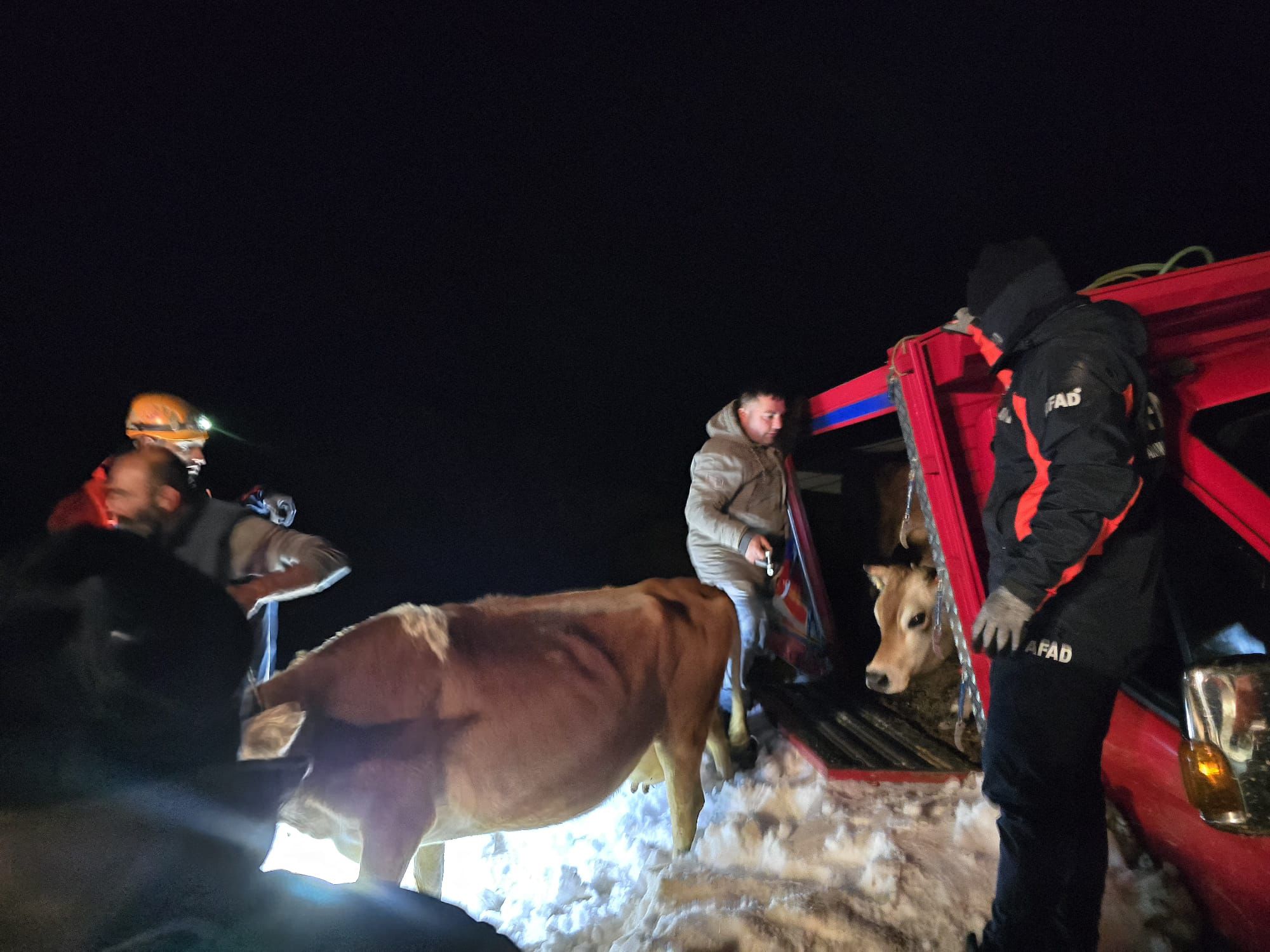 Yaylada 6 aracın üzerine çığ düştü; mahsur kalan 15 kişi kurtarıldı - Görsel 5