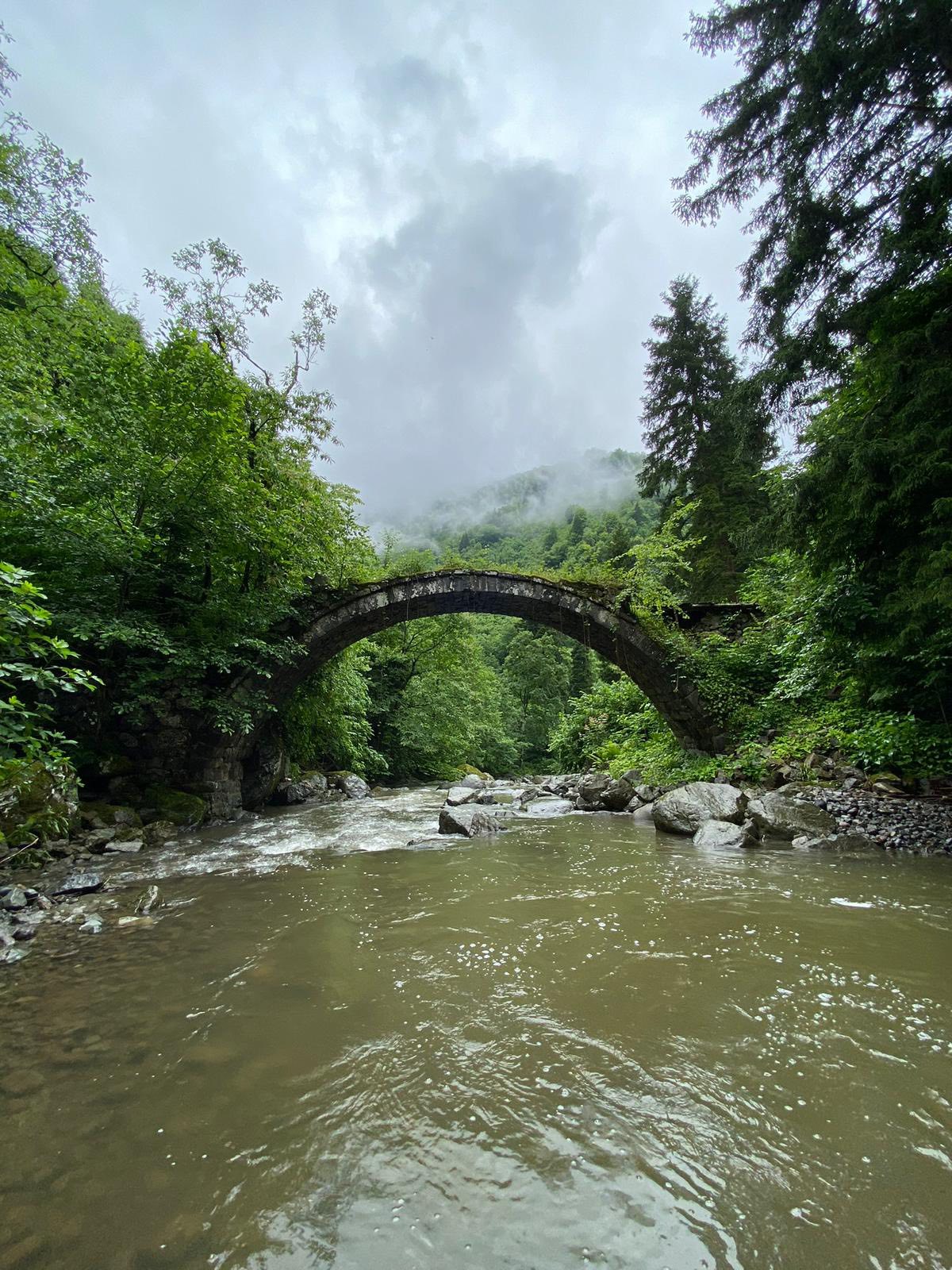 Artvin- Asırlara meydan okuyan tarihi taş köprü selde yıkıldı  - Görsel 2
