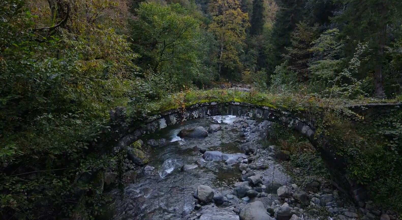 Artvin- Asırlara meydan okuyan tarihi taş köprü selde yıkıldı  - Görsel 5