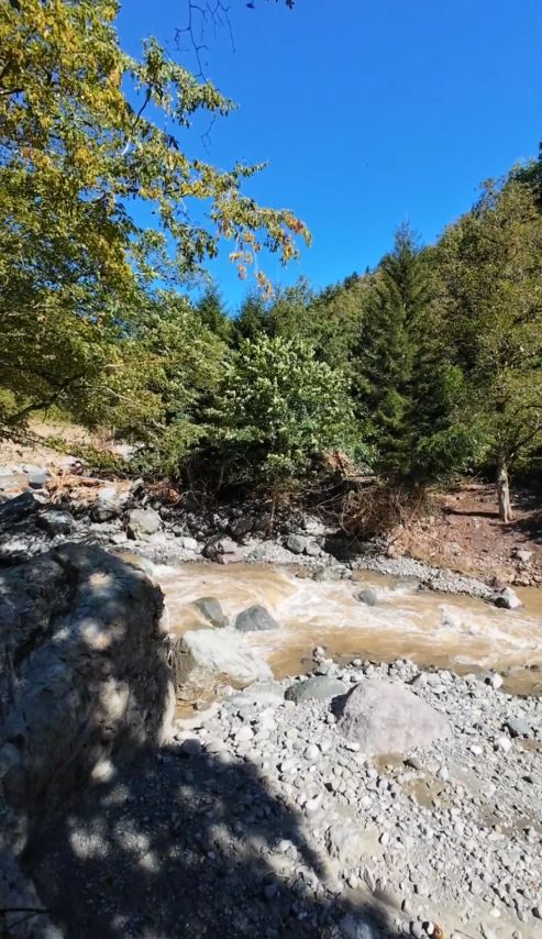 Artvin- Asırlara meydan okuyan tarihi taş köprü selde yıkıldı  - Görsel 8