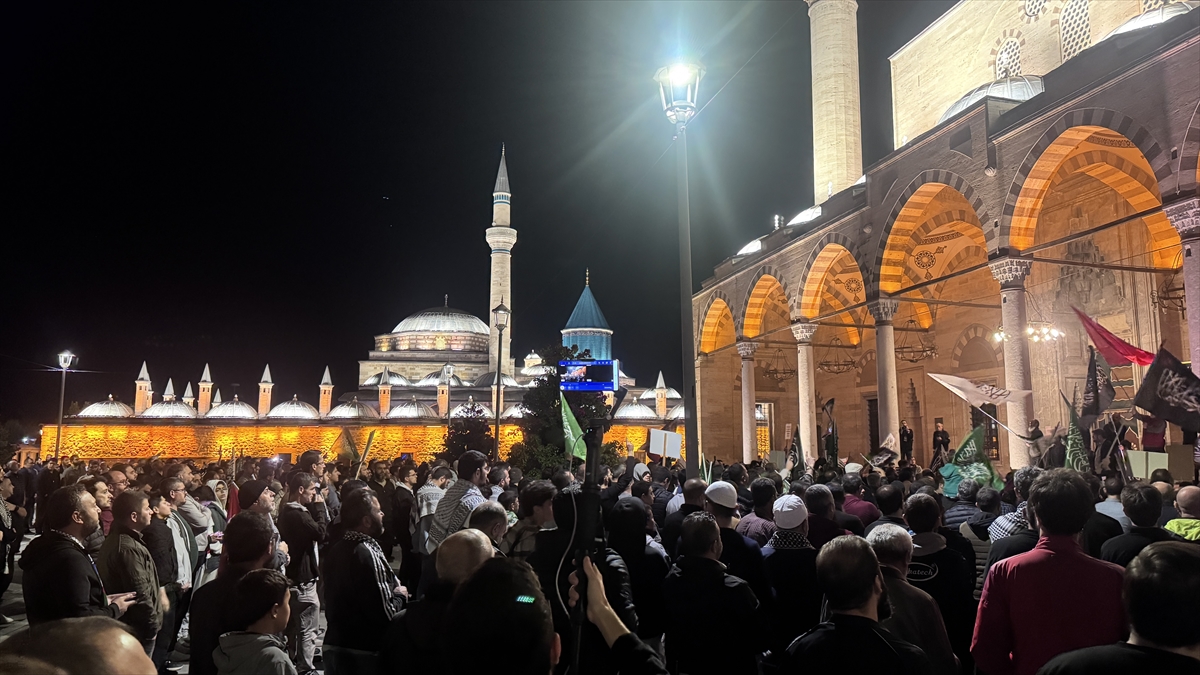 Konya, Afyonkarahisar ve Karaman'da İsrail'in Küresel Sumud Filosu'na saldırılarına tepki - Görsel 2