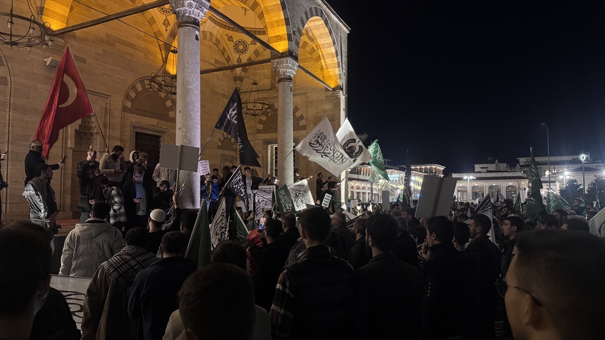 Konya, Afyonkarahisar ve Karaman'da İsrail'in Küresel Sumud Filosu'na saldırılarına tepki - Görsel 3