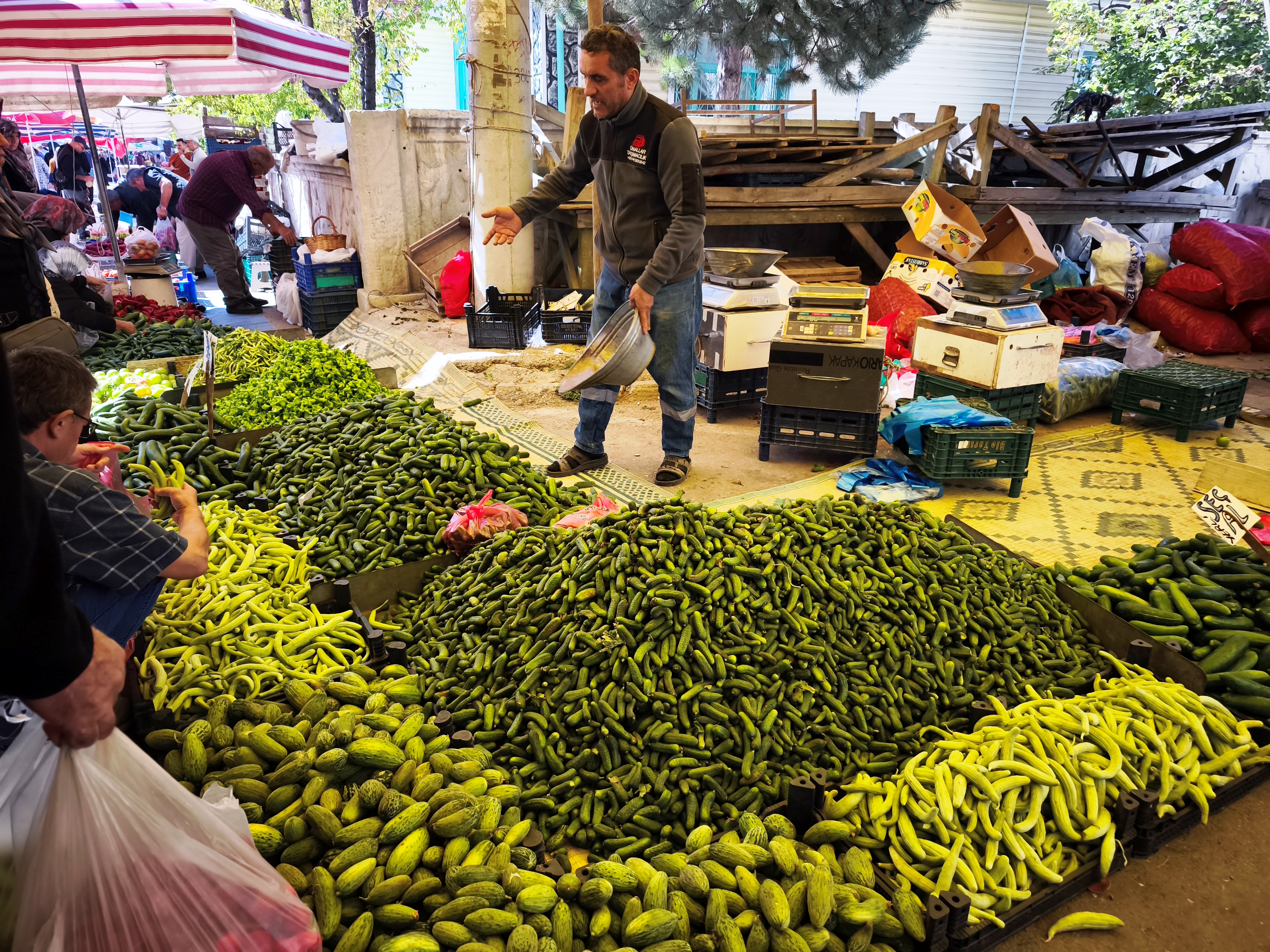  Seydişehir Perşembe Pazarı'nda Kışlık Yoğunluğu ve Turşuluk Fiyatları - Görsel 7