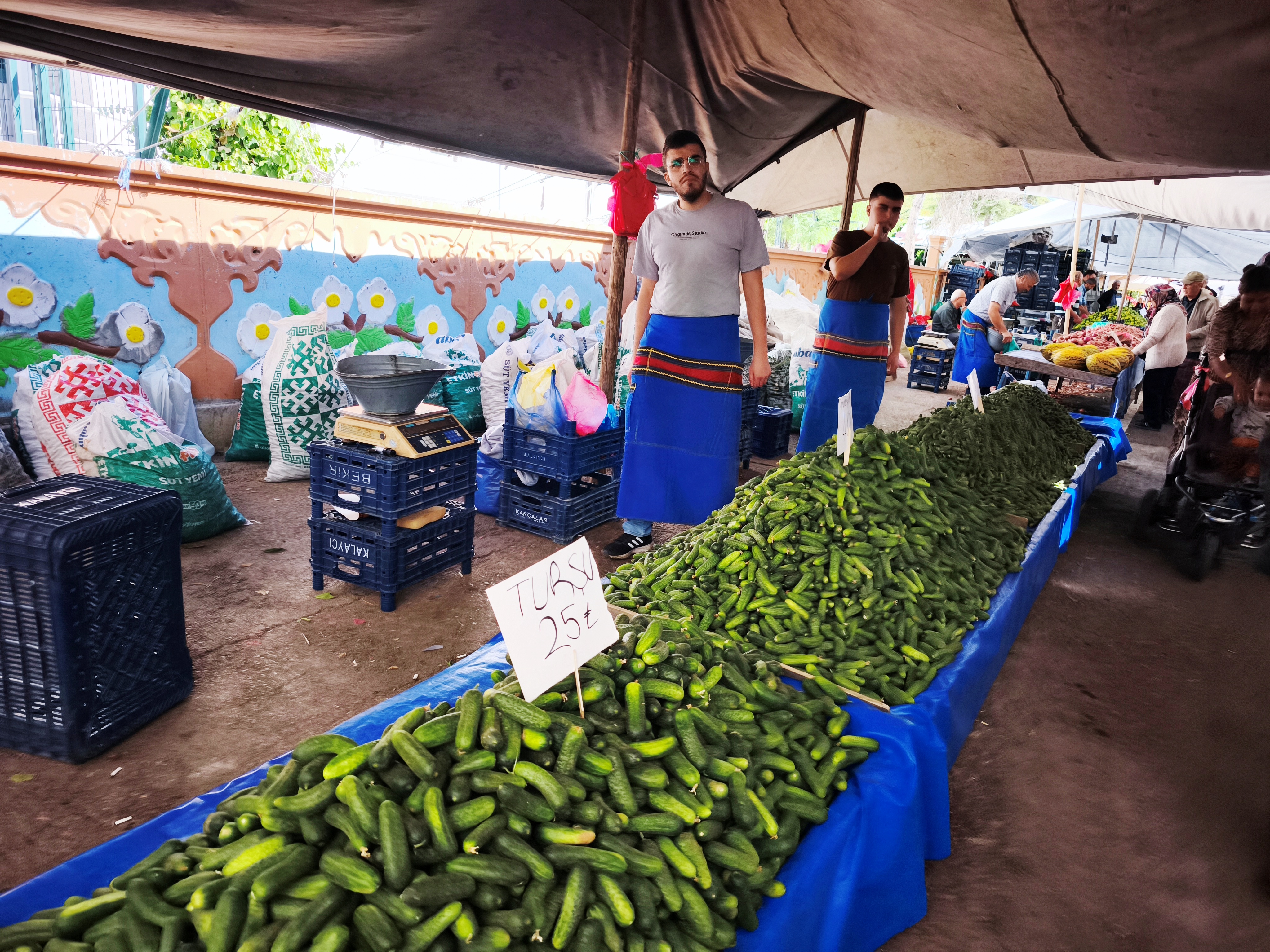  Seydişehir Perşembe Pazarı'nda Kışlık Yoğunluğu ve Turşuluk Fiyatları - Görsel 9