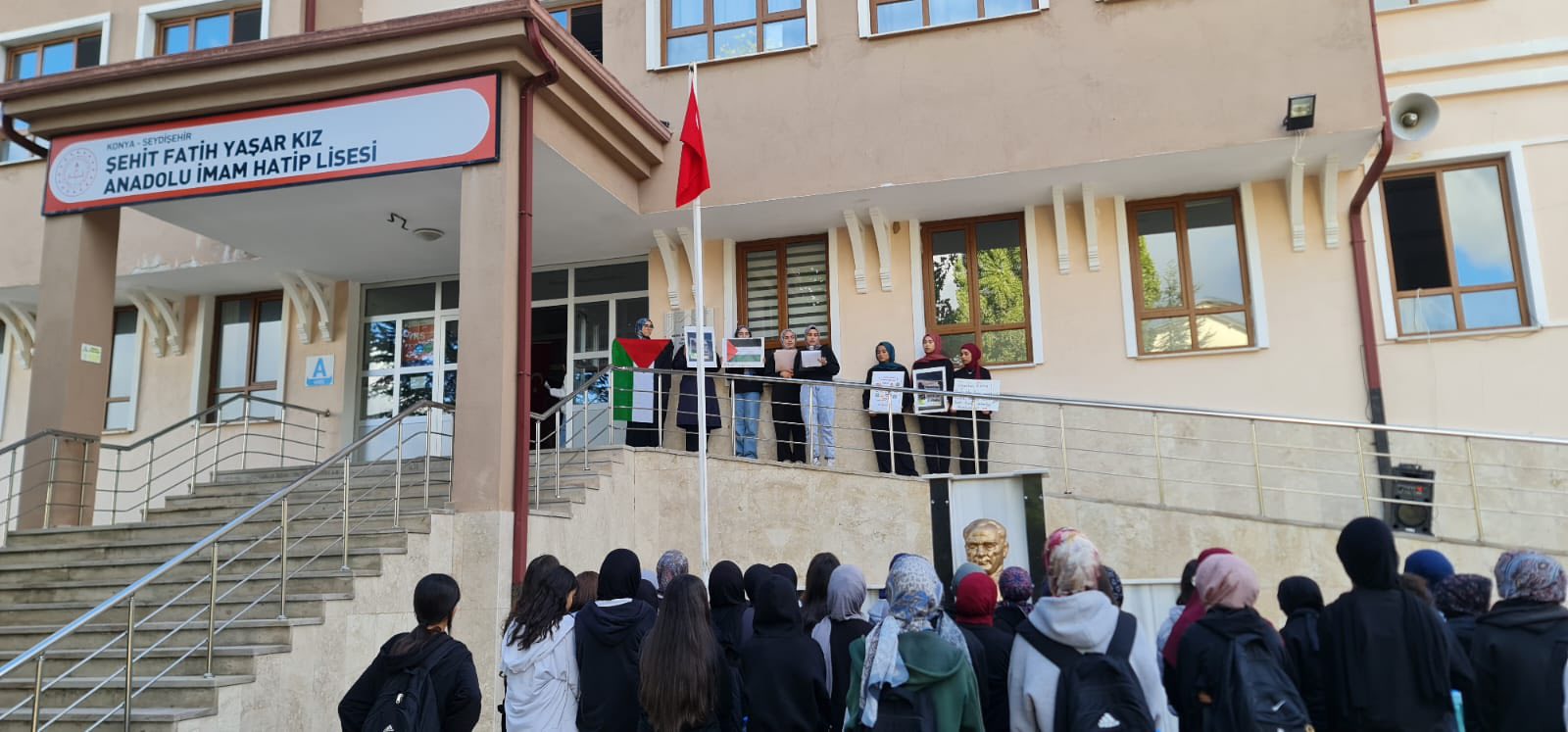 Seydişehir'de Okullardan Ortak Filistin Çağrısı - Görsel 1