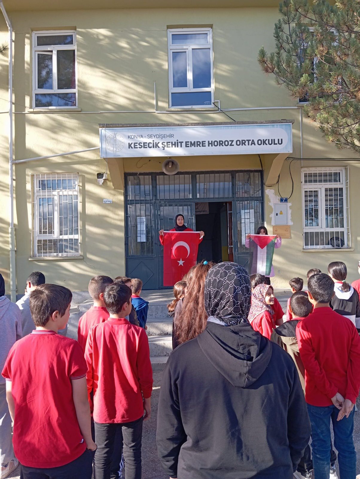 Seydişehir'de Okullardan Ortak Filistin Çağrısı - Görsel 2