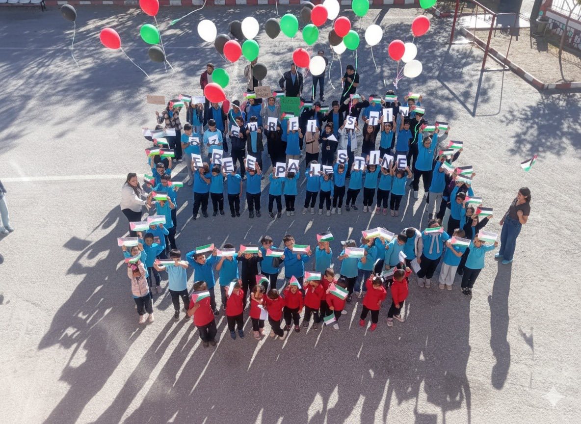 Seydişehir'de Okullardan Ortak Filistin Çağrısı - Görsel 3