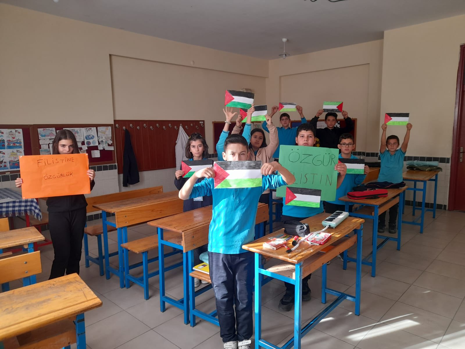 Seydişehir'de Okullardan Ortak Filistin Çağrısı - Görsel 4