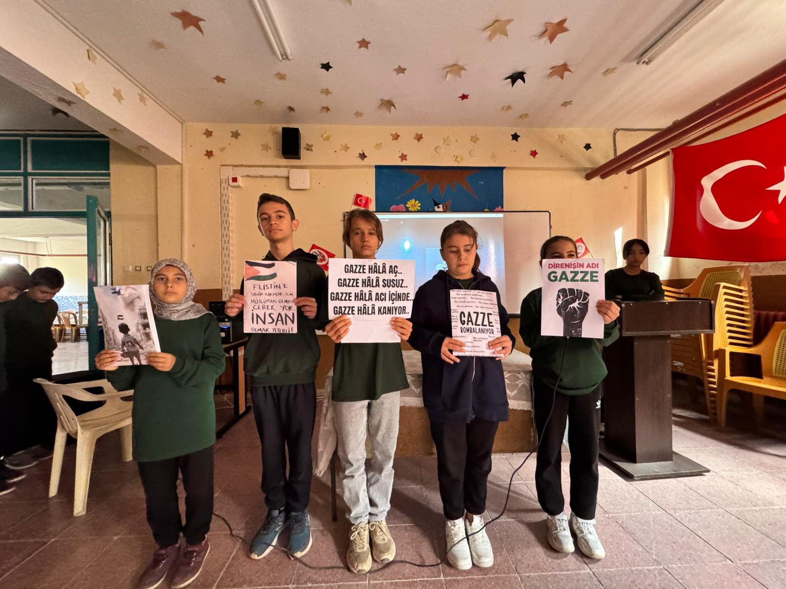 Seydişehir'de Okullardan Ortak Filistin Çağrısı - Görsel 7