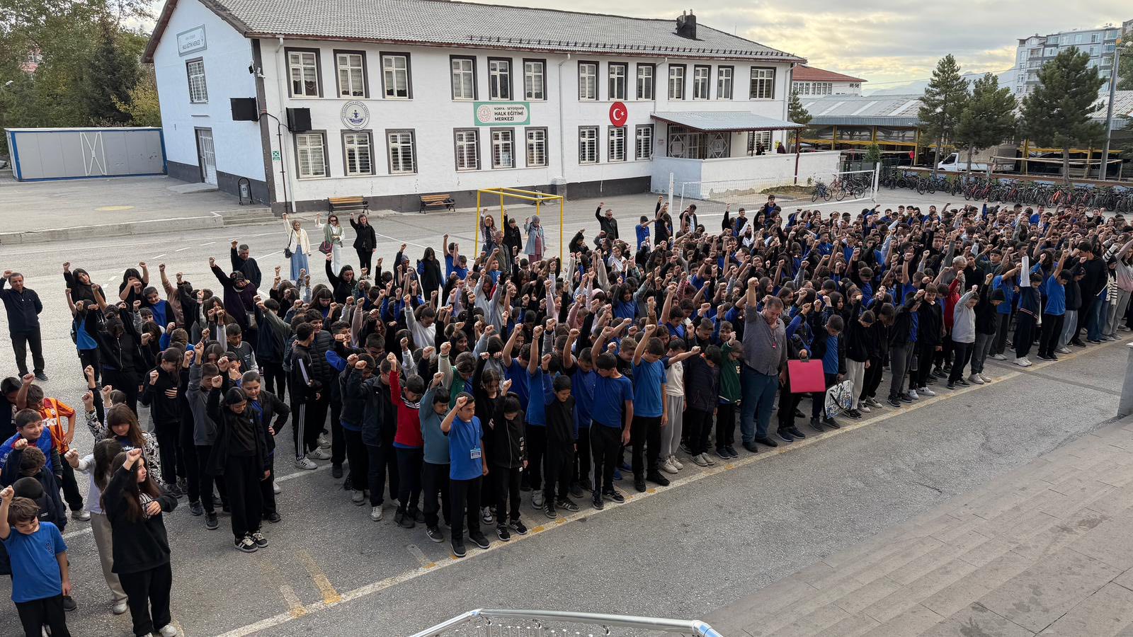 Seydişehir'de Okullardan Ortak Filistin Çağrısı - Görsel 9