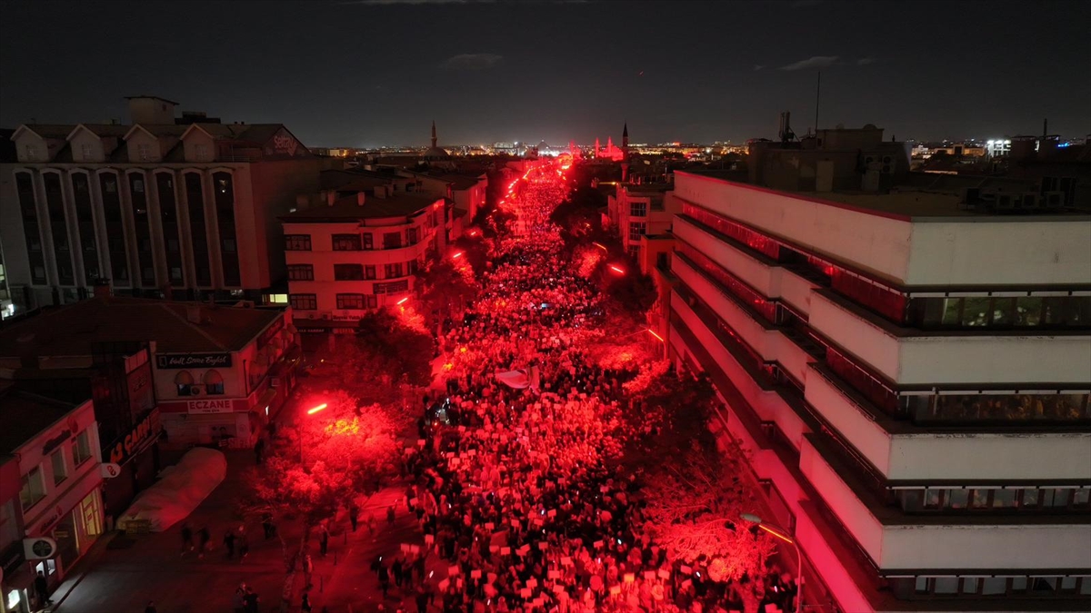 Konya'dan Yükselen Ses: 75 Bin Kişi İsrail Zulmünü Protesto Etti - Görsel 2