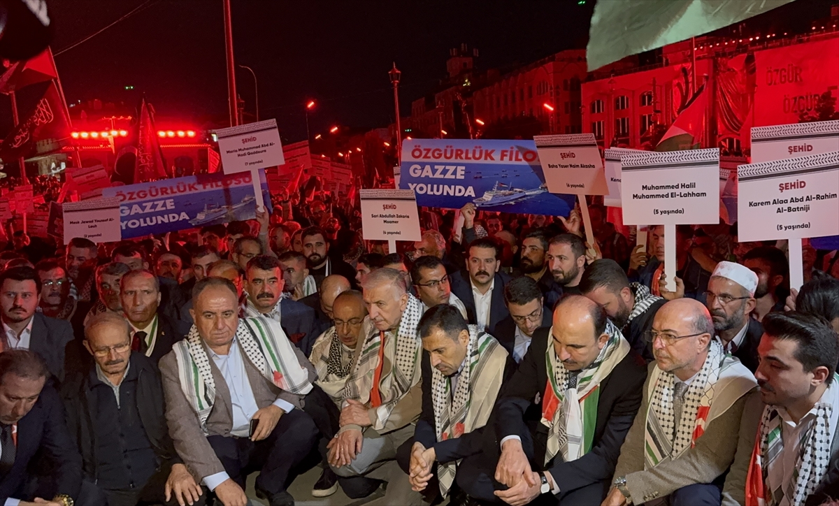 Konya'dan Yükselen Ses: 75 Bin Kişi İsrail Zulmünü Protesto Etti - Görsel 5
