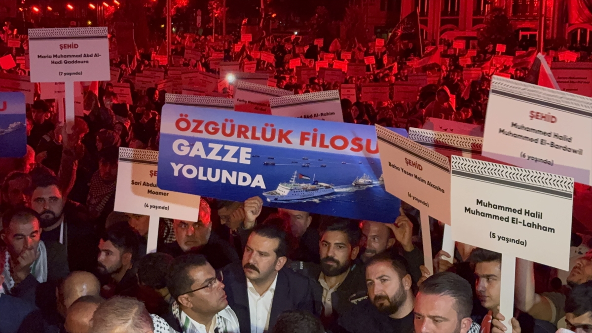 Konya'dan Yükselen Ses: 75 Bin Kişi İsrail Zulmünü Protesto Etti - Görsel 6