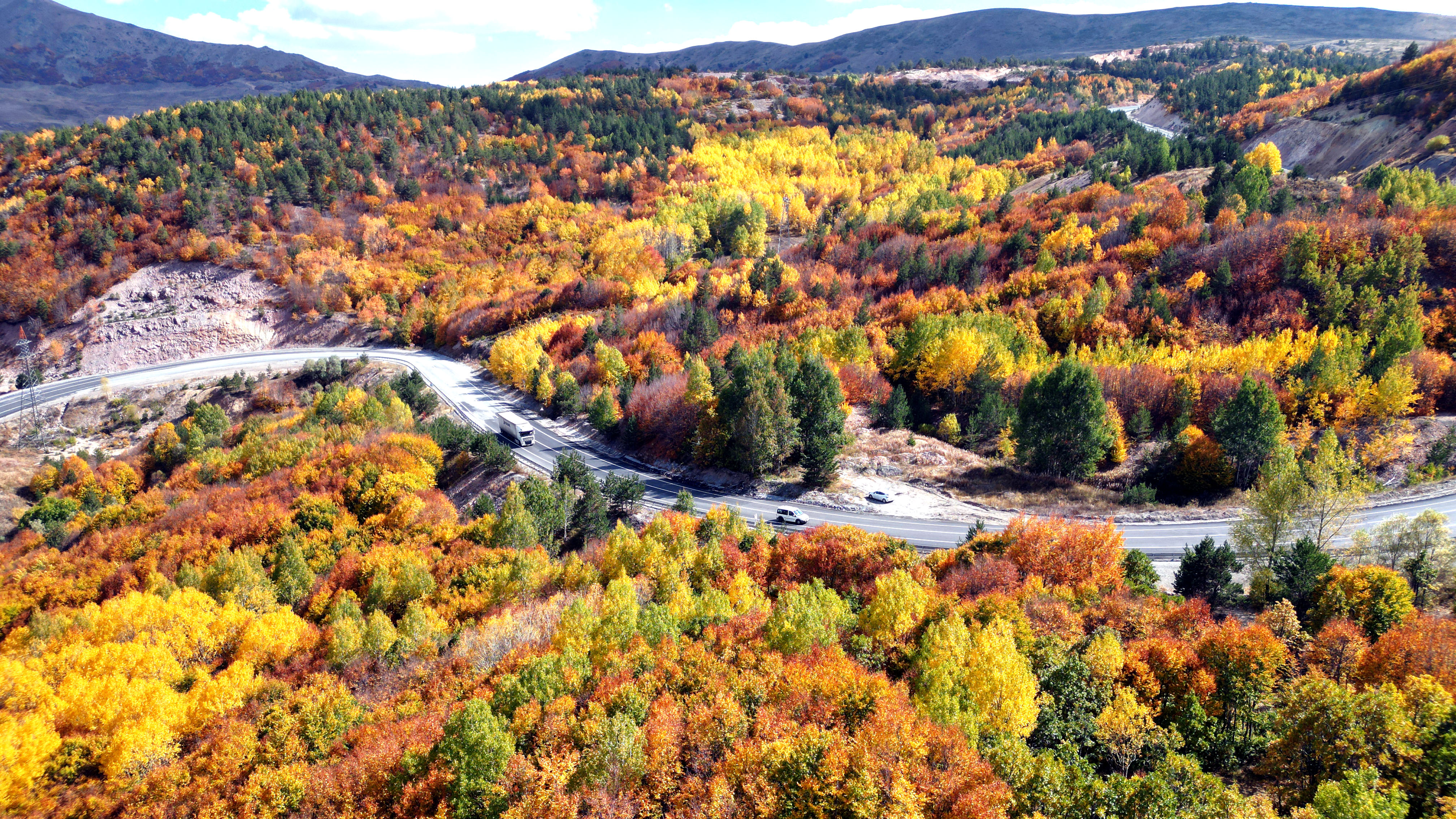 Sivas Geminbeli Geçidi'nde sonbahar renkleri fotohaber - Görsel 7