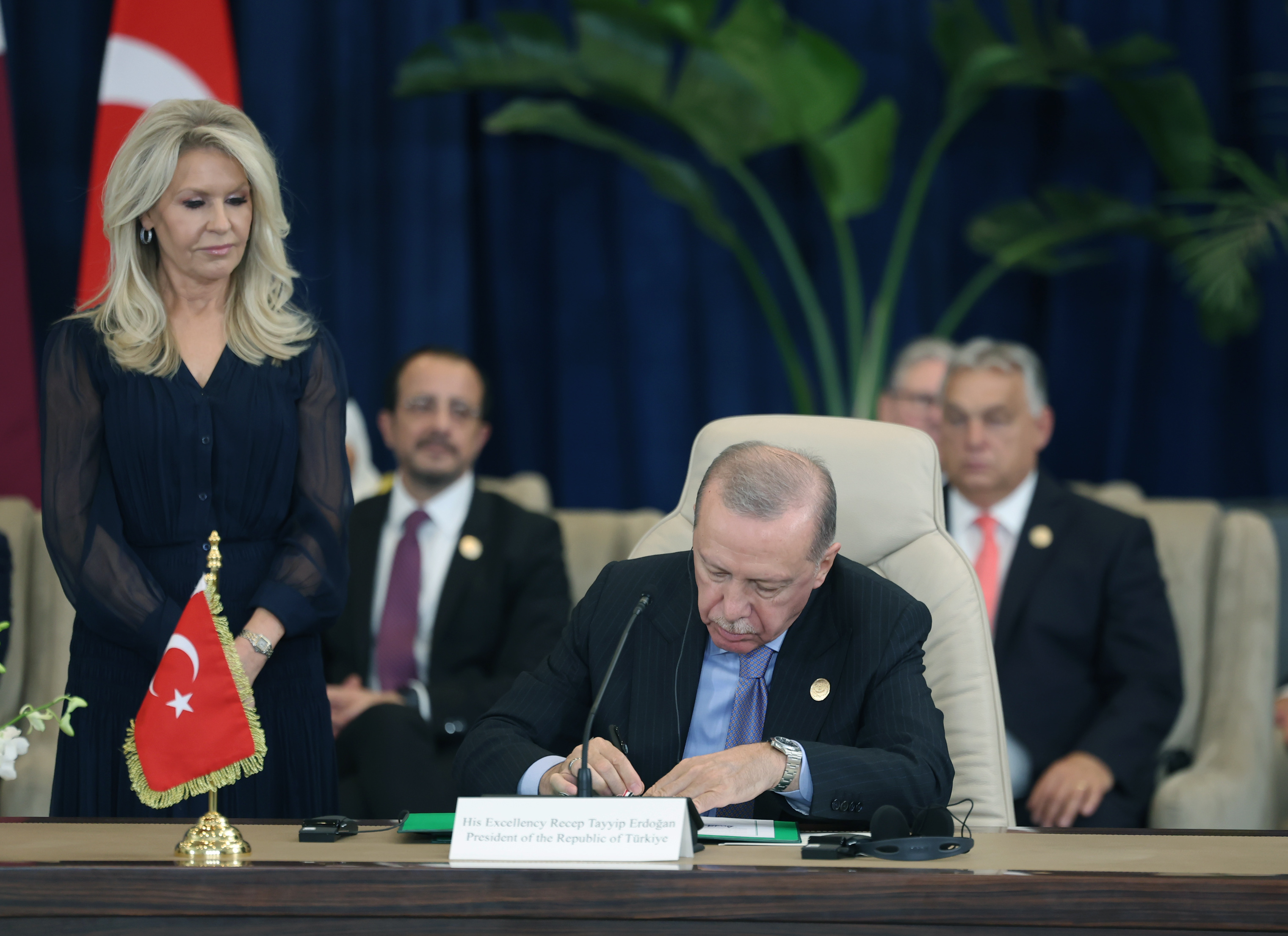 Cumhurbaşkanı Erdoğan, ‘Barış için Şarm El-Şeyh Zirvesi’ne katıldı - Görsel 8