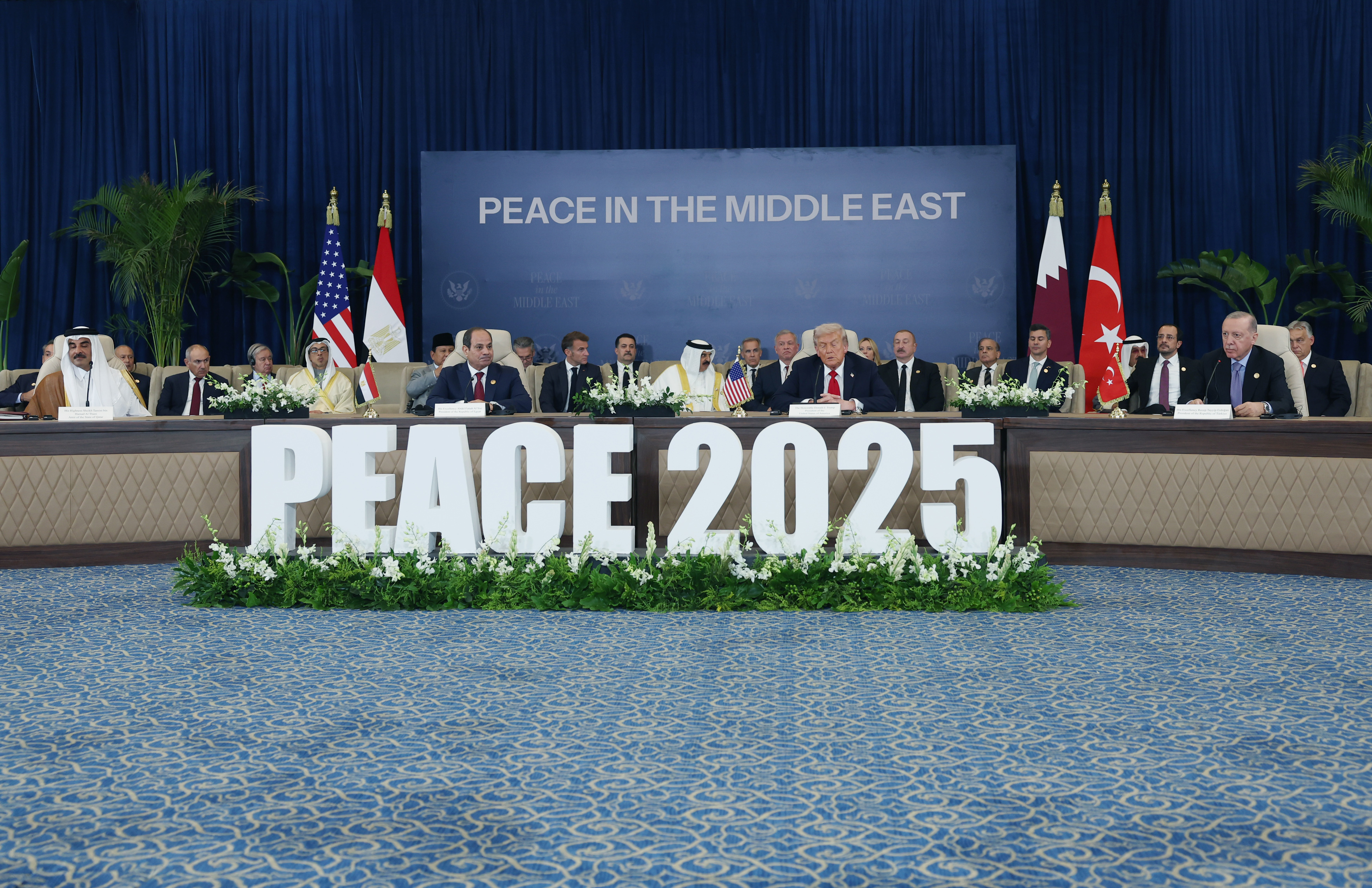 Cumhurbaşkanı Erdoğan, ‘Barış için Şarm El-Şeyh Zirvesi’ne katıldı - Görsel 11