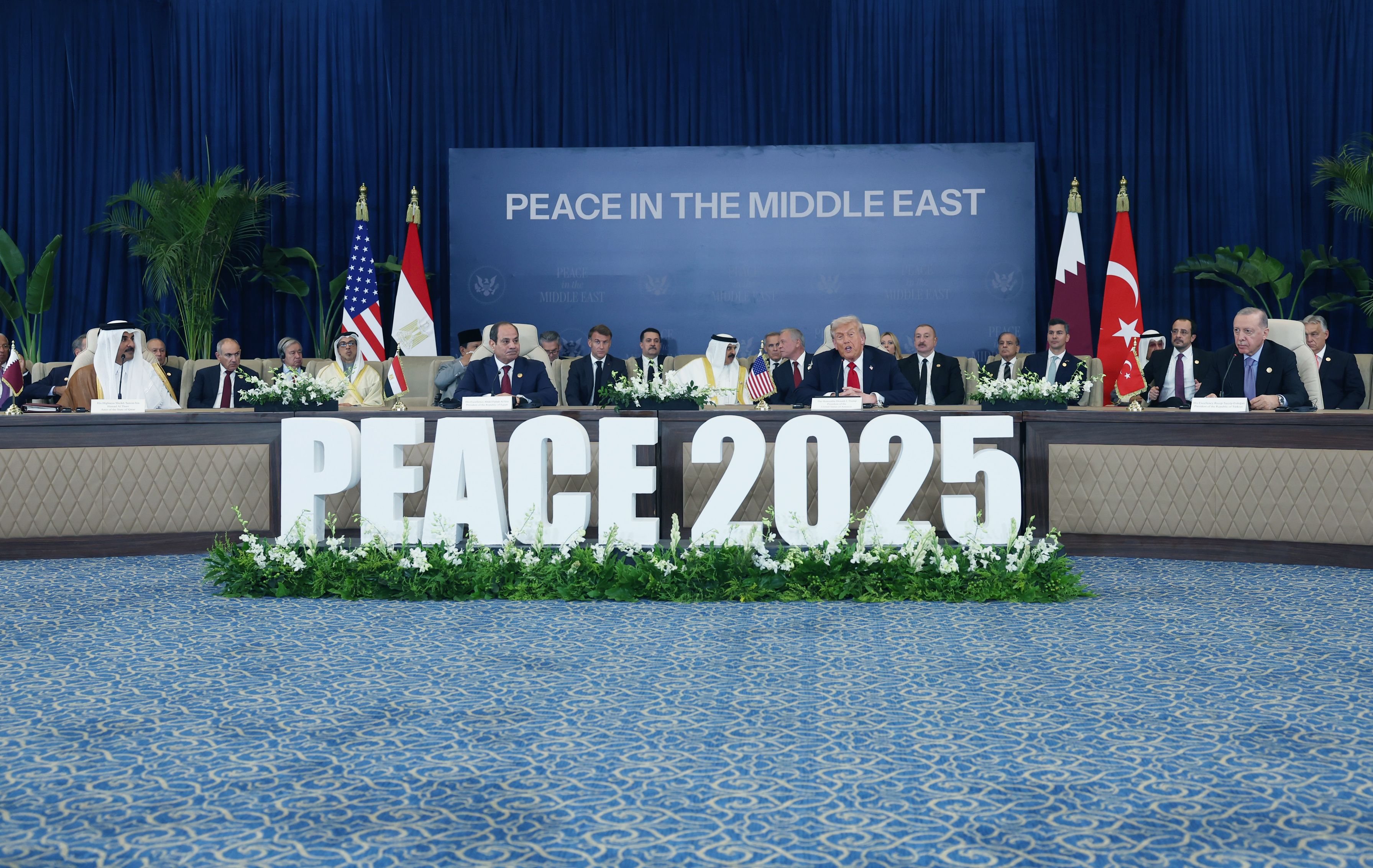 Cumhurbaşkanı Erdoğan, ‘Barış için Şarm El-Şeyh Zirvesi’ne katıldı - Görsel 12