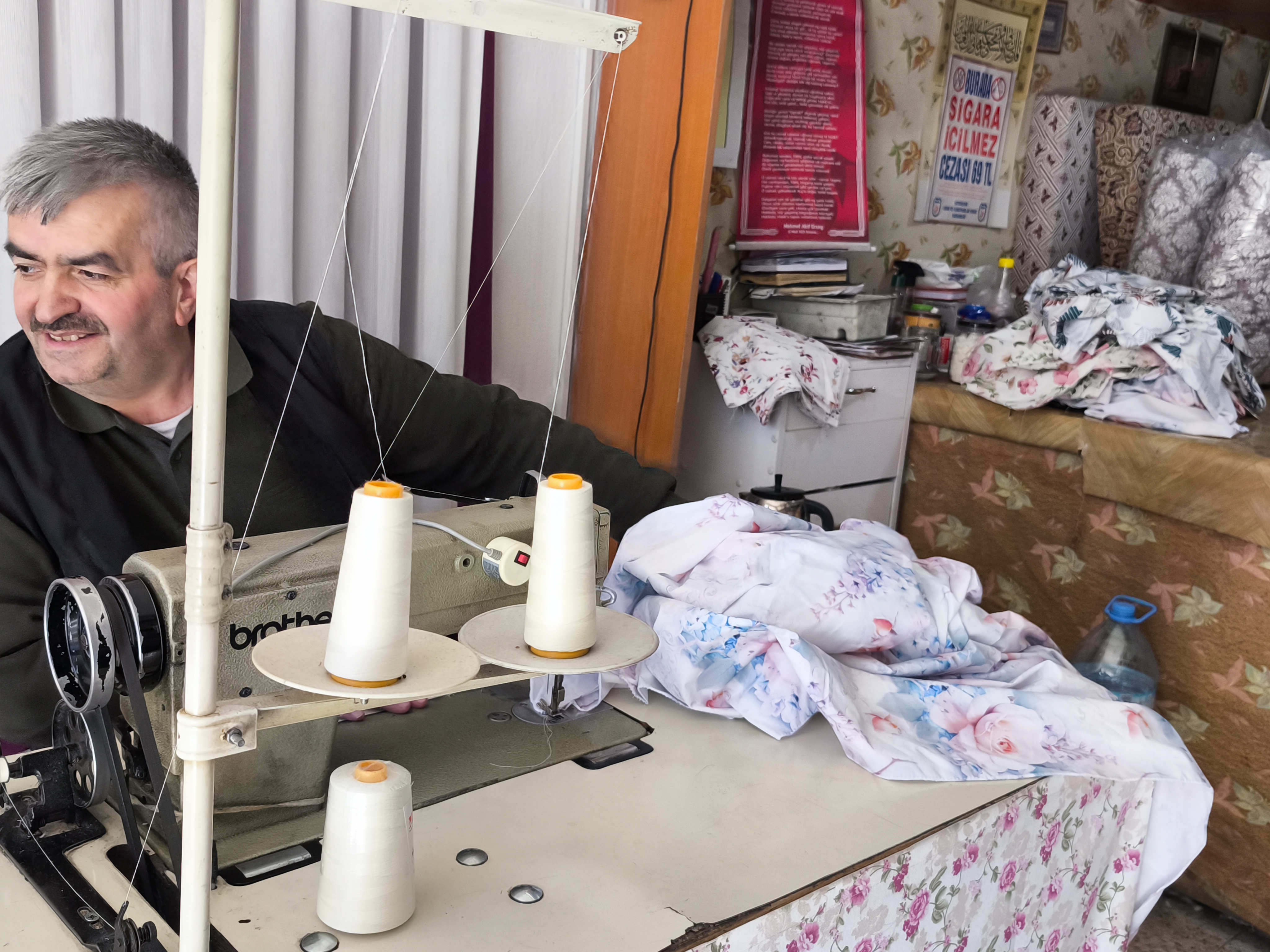 İğnesiyle 40 Yıllık Hatıraları Diken Adam: Şaban Koç ve Bitmeye Yüz Tutan Yorgancılık Sanatı - Görsel 2