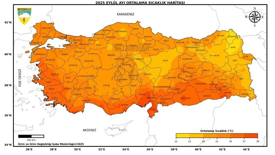 Meteoroloji açıkladı: Son 55 yılın en sıcak Eylül aylarından biri yaşandı - Görsel 1