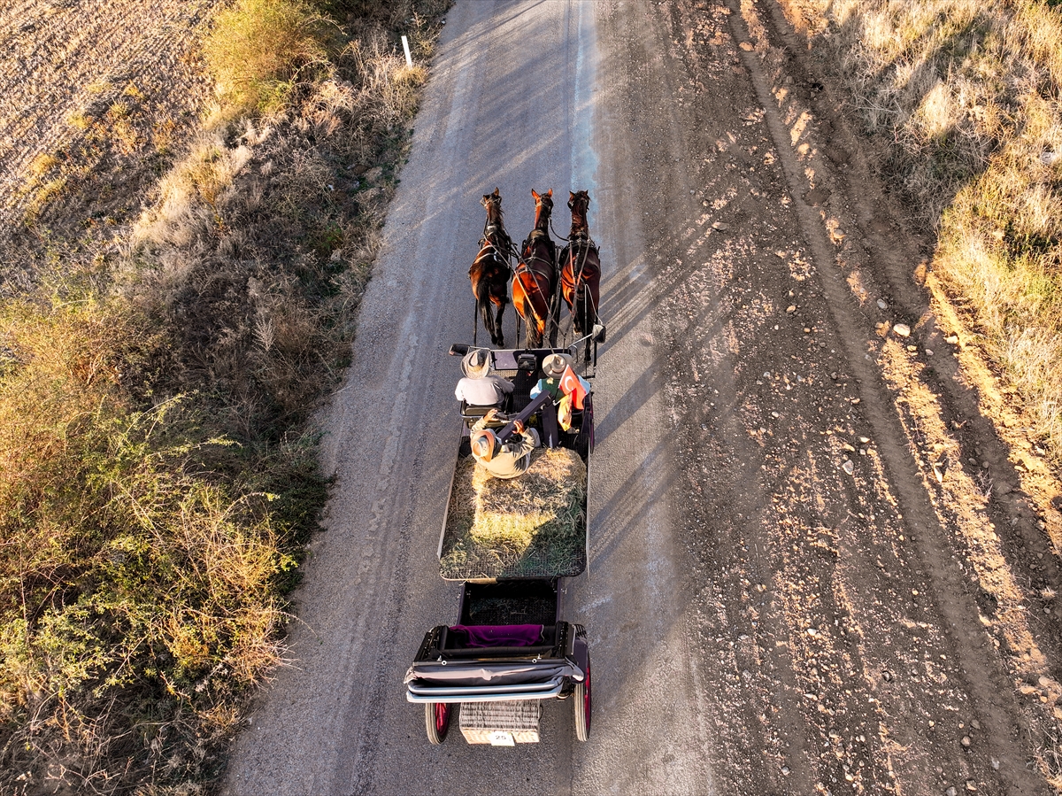 KONYA - Almanya'dan Kudüs'e faytonla giden aktivistler Gazze'deki ateşkesten mutlu - Görsel 15